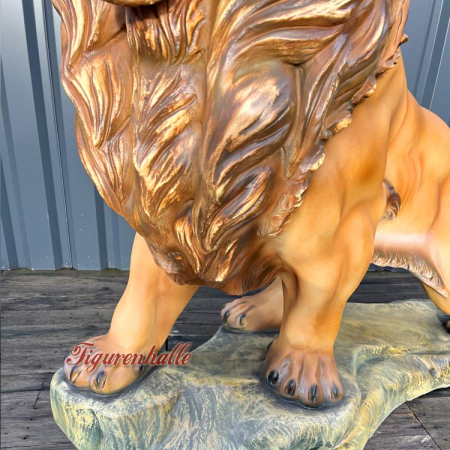Preview: Löwe Afrika Statue über lebensgroß