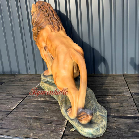 Dekorations Löwe Wildtier Deko für Ihre Zoo Messe