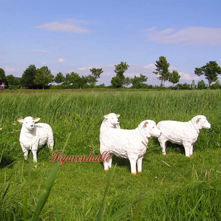 3er Schäfchen als Herde Figuren