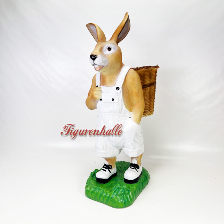 Bunter Osterhase als Figur und Statue zur Deko