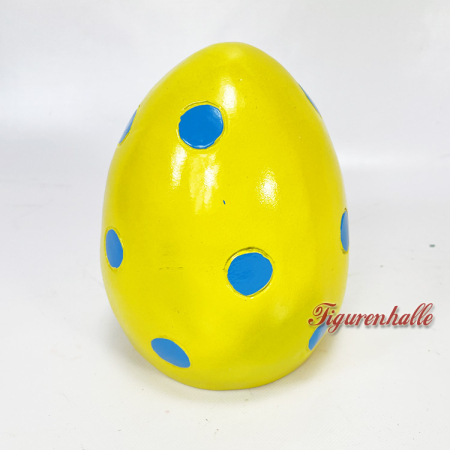 Großes Osterei in gelb blau für Ihren garten