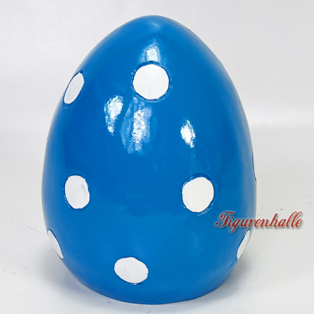 Großes Osterei in blue für Ihren garten