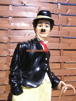 Preview: Charles Chaplin Figur mit Stock Preview: Charles Chaplin Statue