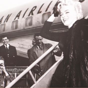 Marilyn Monroe mit Chanel No. 5 Druck