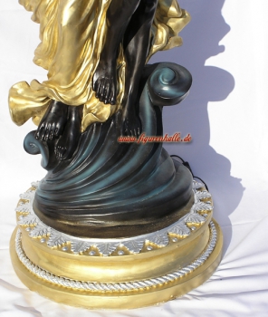 Preview: Barock Engel als romantische Stehlampe Figur Preview: Dekoleuchte
