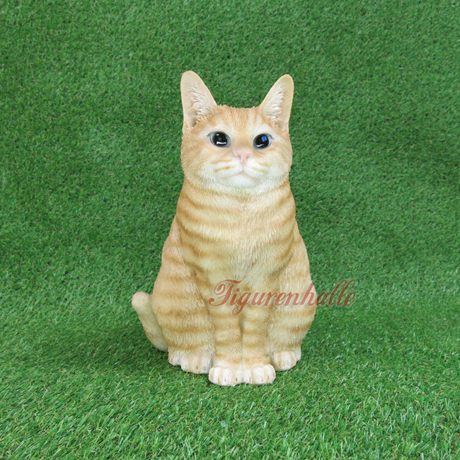 Cat figure sitting beige Moritz