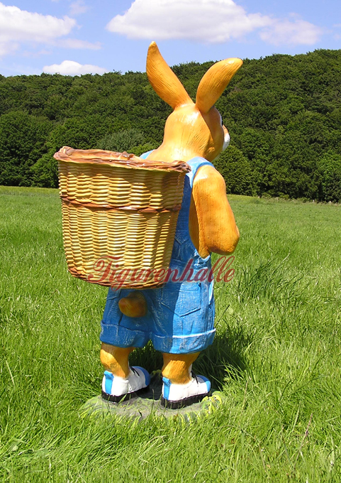 Figurenhalle - Osterhase mit Kiepe Dekofigur groß Kauf