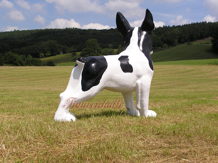 XXL-Hundestatue Französische Bulldogge aus Kunstharz - Déco et Artisanat