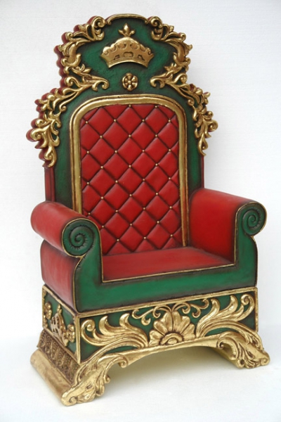 Santa Claus Decoration Chair Trohn Deco