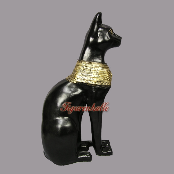 Katze Bastet Aufstellfigur Schwarz