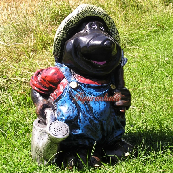Maulwurf mit Gieskanne Figur