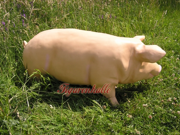 Advertising figure trade fair pig