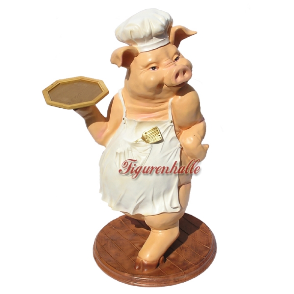 Pig butler figure