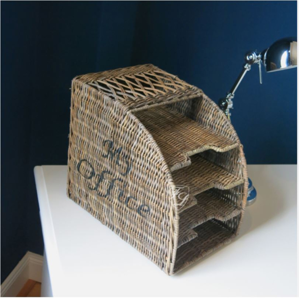 Büro Ablagekorb Rattan