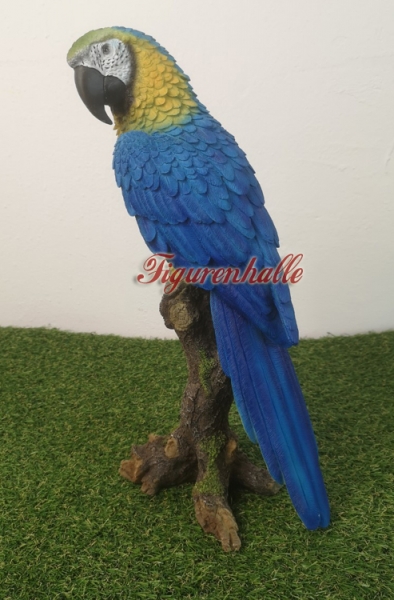 Parrot figure blue