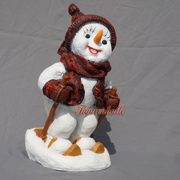 Ski Schneemann Figur