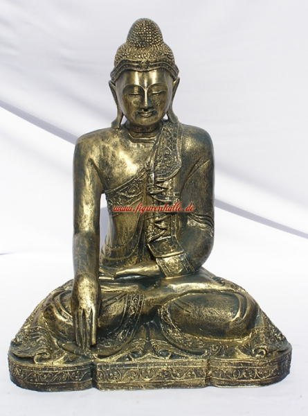 Buddha Figur bronze optik