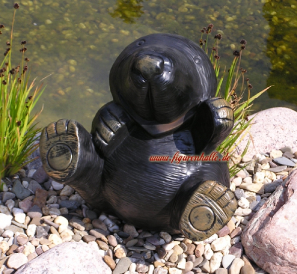 Maulwurf als Gartenfigur