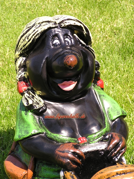 Lustige Maulwurf Frau Garten Figur