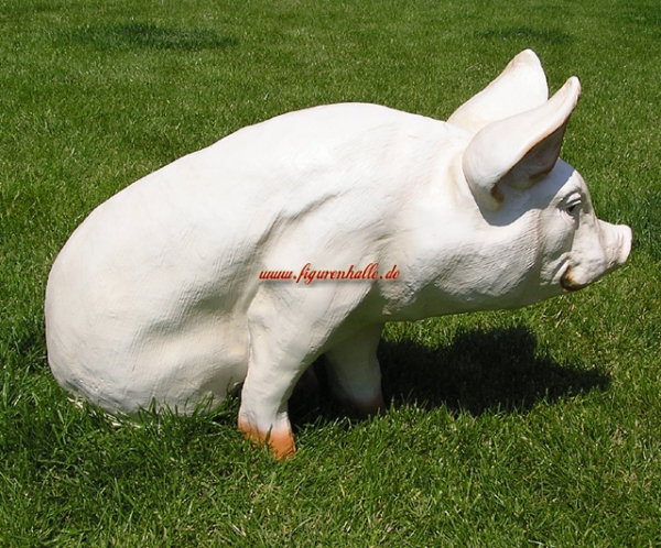 Pink pig figurine