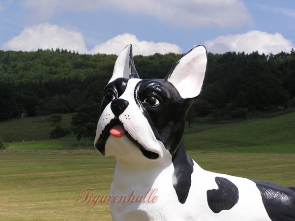 Französische Bulldogge Statue