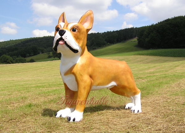 Französische Bulldogge Statue