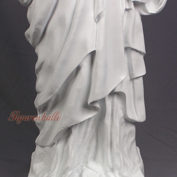 New York Statue of Liberty in white lacquer figure