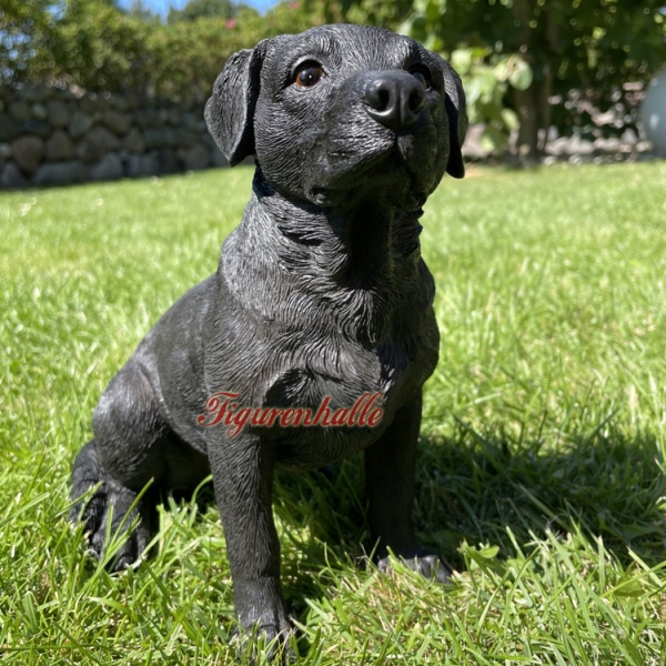 Labrador Figur schwarz Dekoration