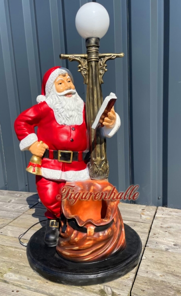 Nikolaus mit Weihnachtsmann Sack Figur