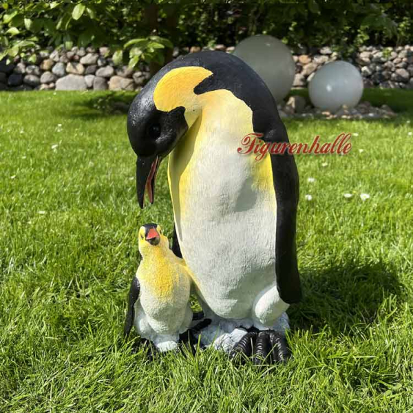 Pinguin Dekofigur lebensecht