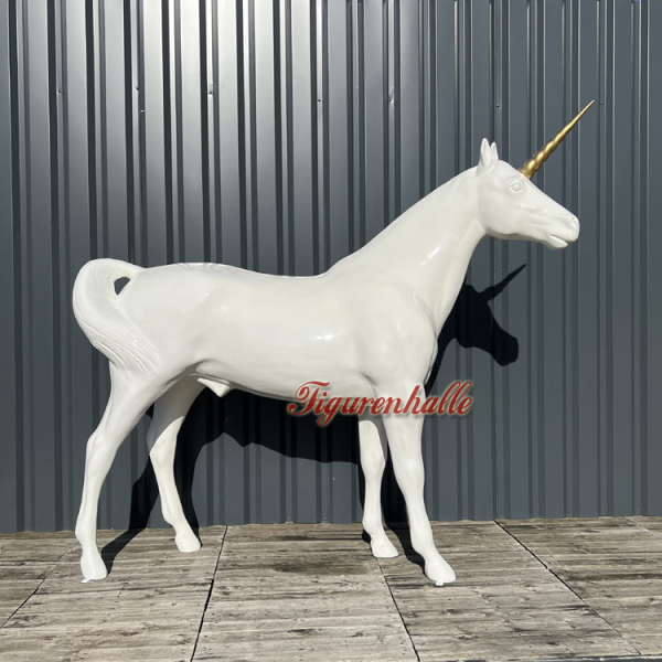 Einhorn Figur lebensgroß