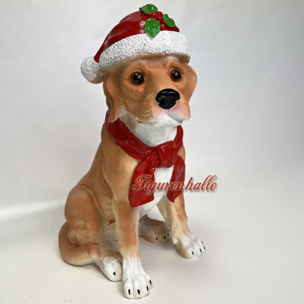 Weihnachtsmann Figur Labrador