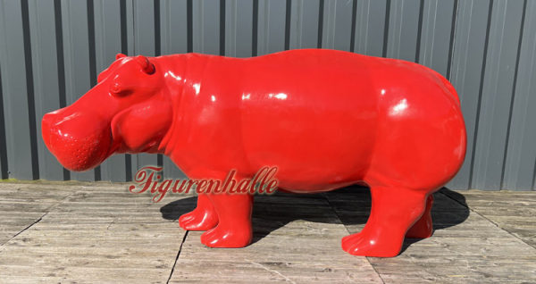 Riesen Statue Nilpferd Figur