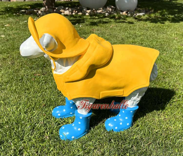 Rain sheep with hat and jacket