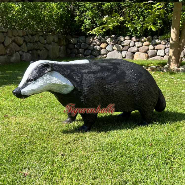Dachs Figur lebensecht Deko