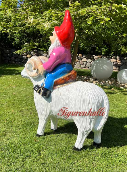 Gartenzwerg mit Zipfelmütze als Figur