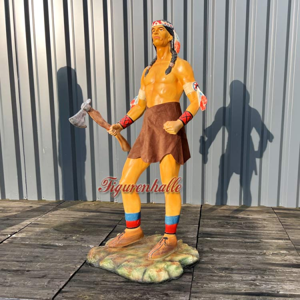 Indianer Aufsteller Figur lebensecht lebensgroß