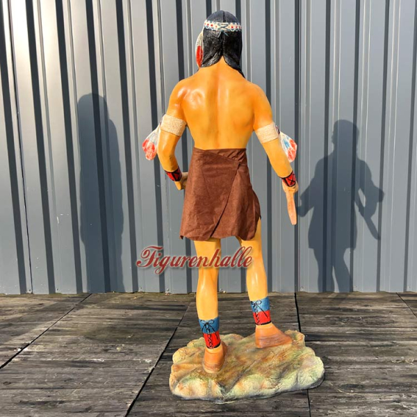 Aufstellfigur Indianer Deko