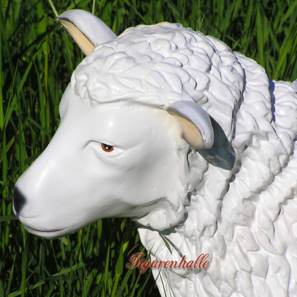 Schaf Kopf Figur Deko