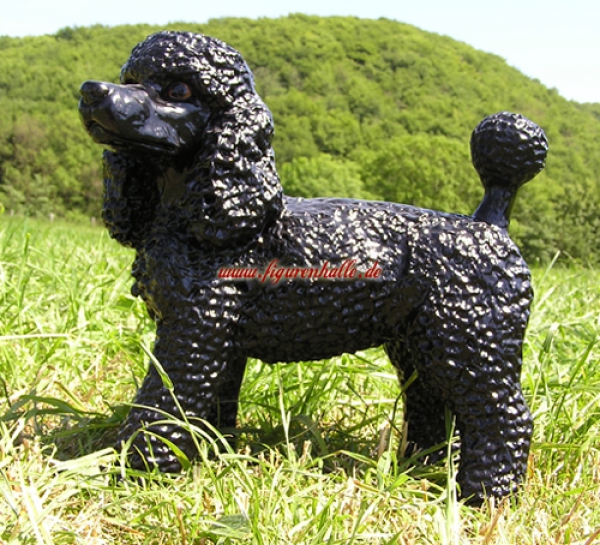 Poodle garden figure