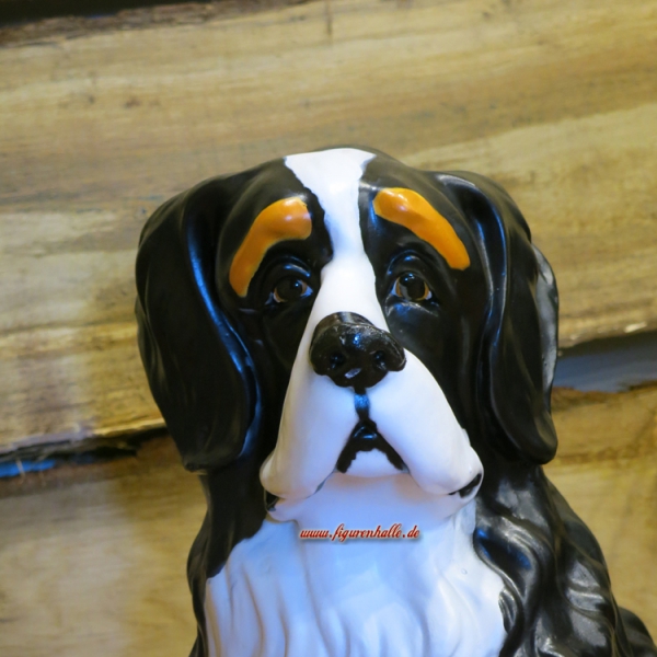 Saint Bernard garden figure