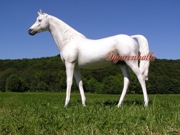 Horse decorative figure white